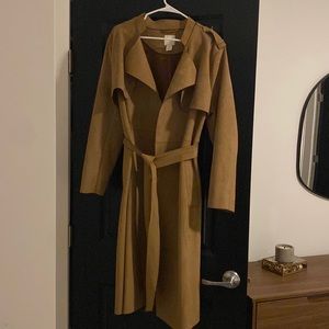 H&M faux suede coat